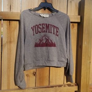 Cropped Yosemite Sweatshirt